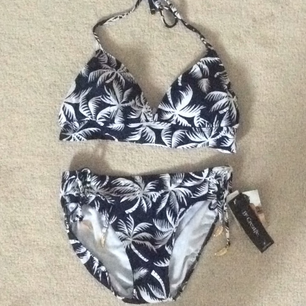 Navy blue bikini